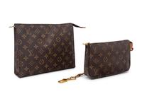 Two Louis Vuitton Monogram Pochettes