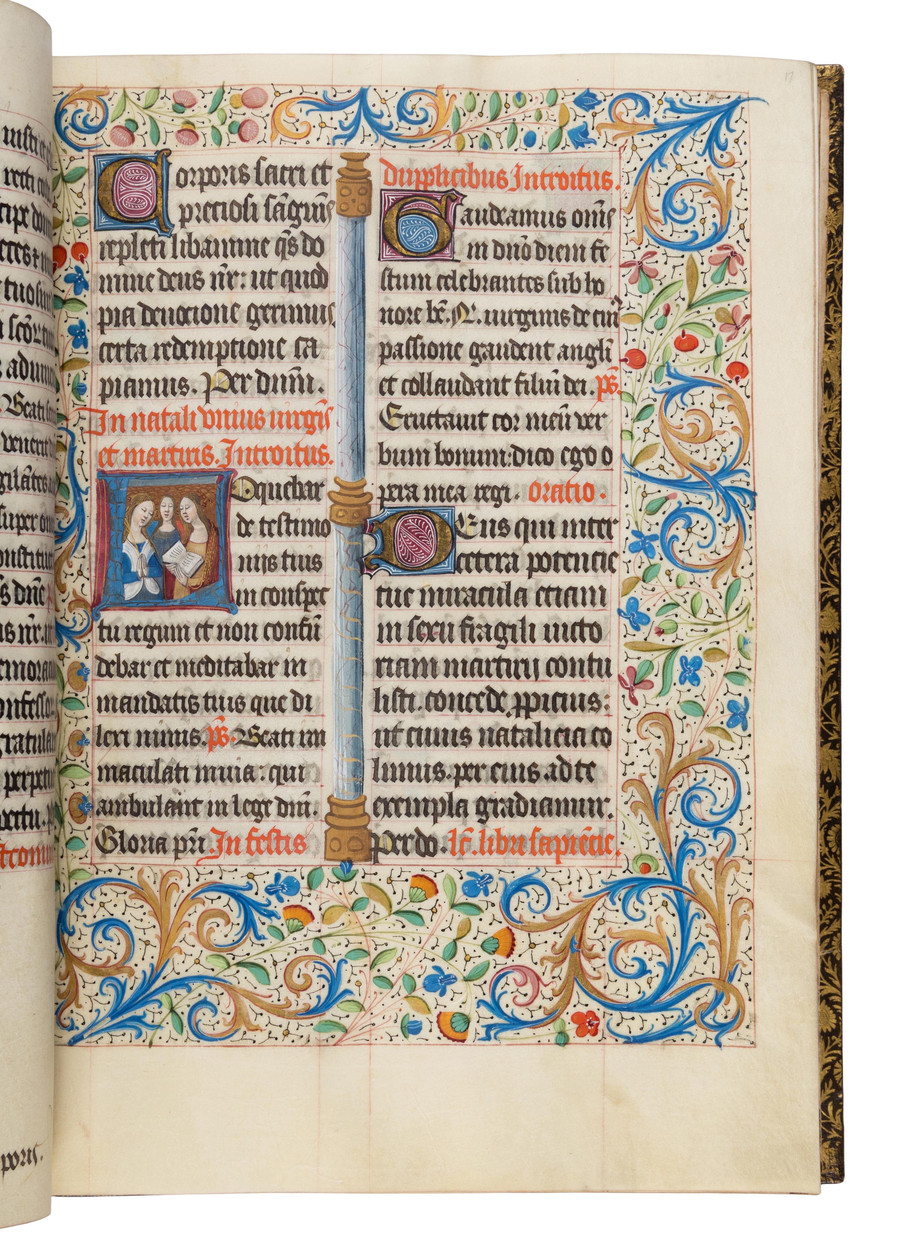 WORKSHOP OF THE MASTER OF THE MISSAL OF TRAVAILLOT (active c. 1480–1500) Missal, in Latin, illuminated manuscript on parchment [France, Chaumont and Langres, c. 1482–1497]