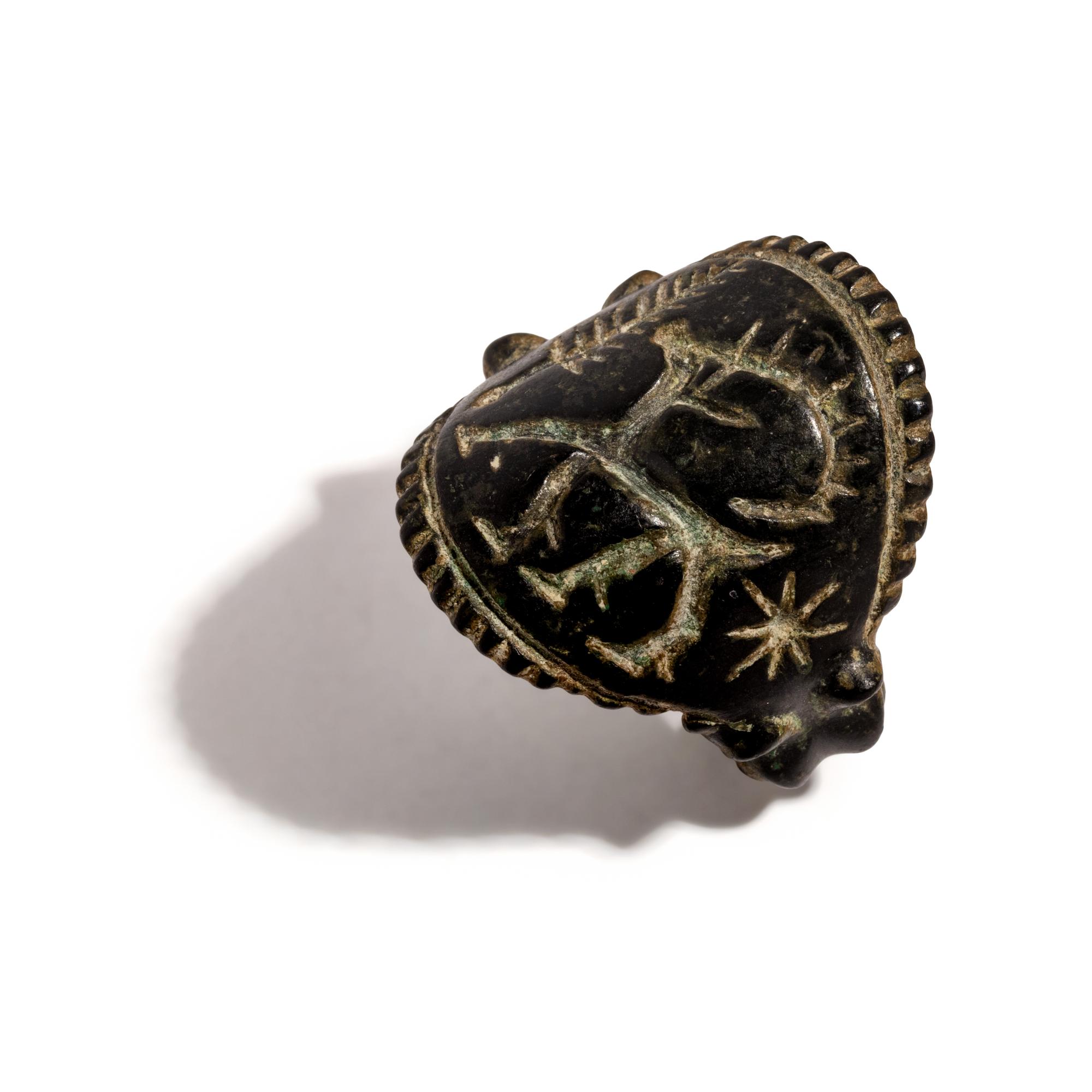 A Luristan Bronze Signet Ring