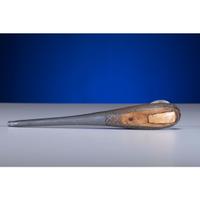 Siberian Wood Pipe with Pewter Inlay