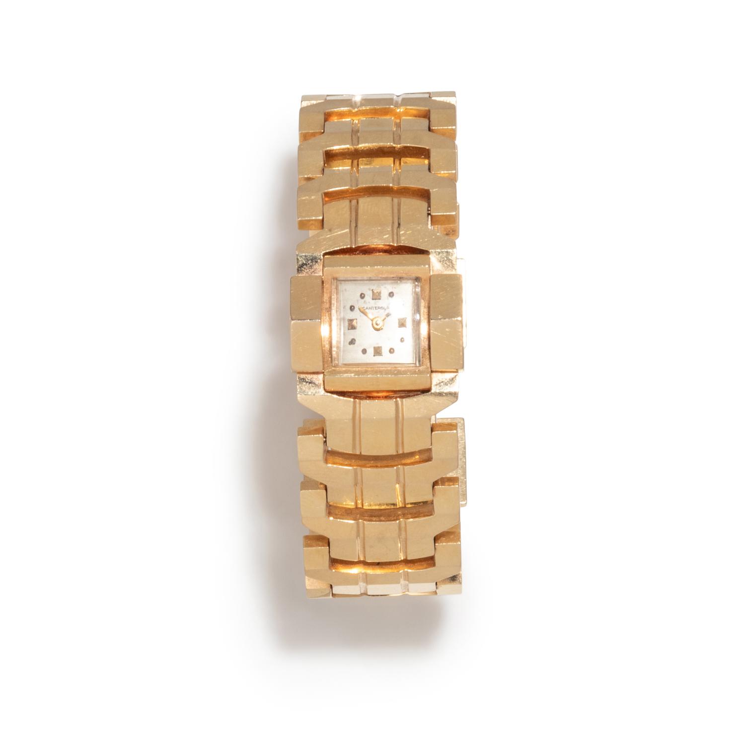 RETRO, YELLOW GOLD WATCH