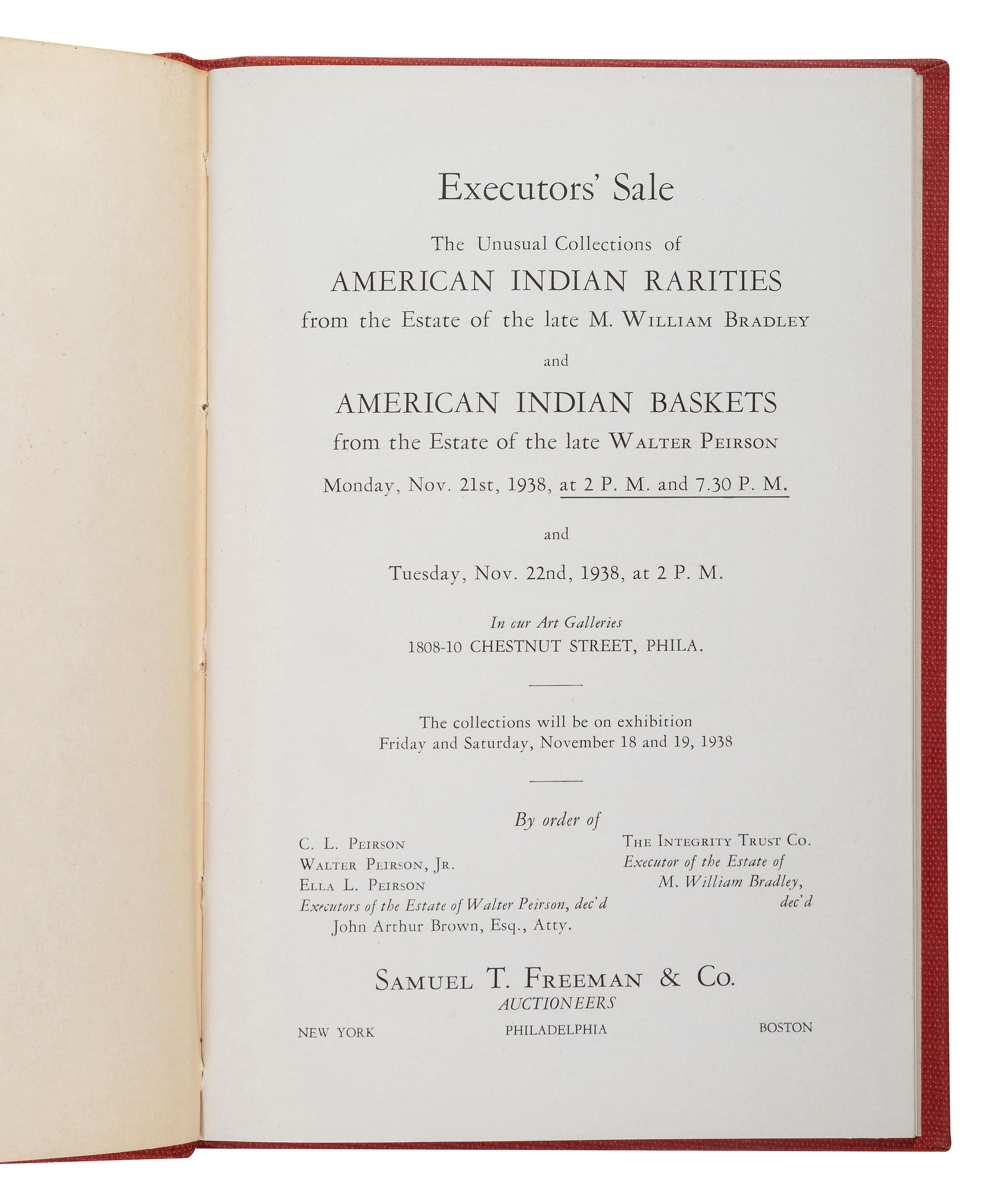 [PERIODICAL] Pair of Early Collection Auction Catalogues