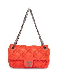 Chanel Walk of Fame Flap Bag in Coral Lambskin
