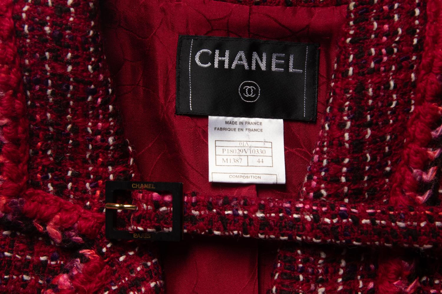 Chanel Tweed Jacket with Belt