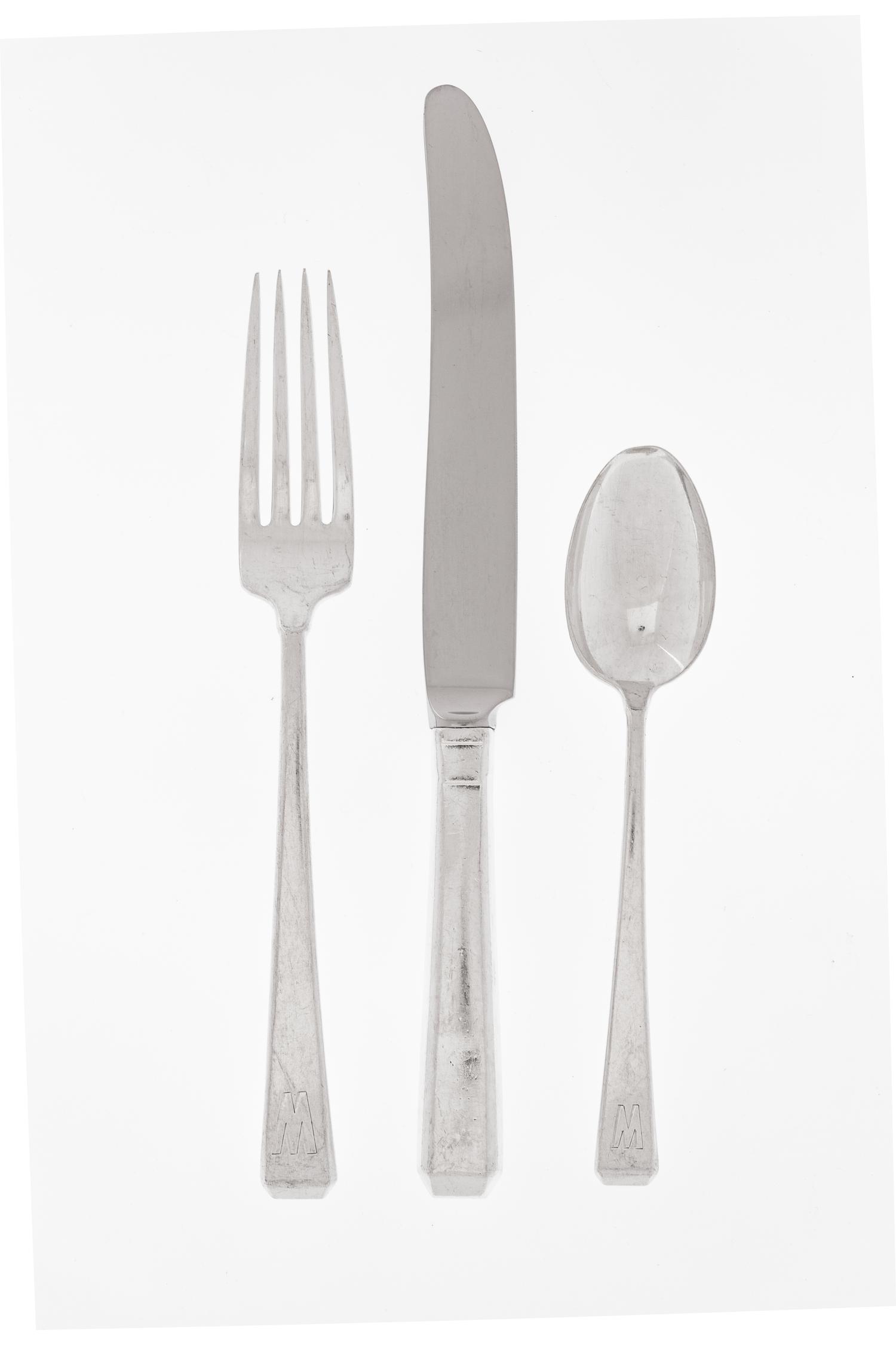 An American Silver Flatware Service