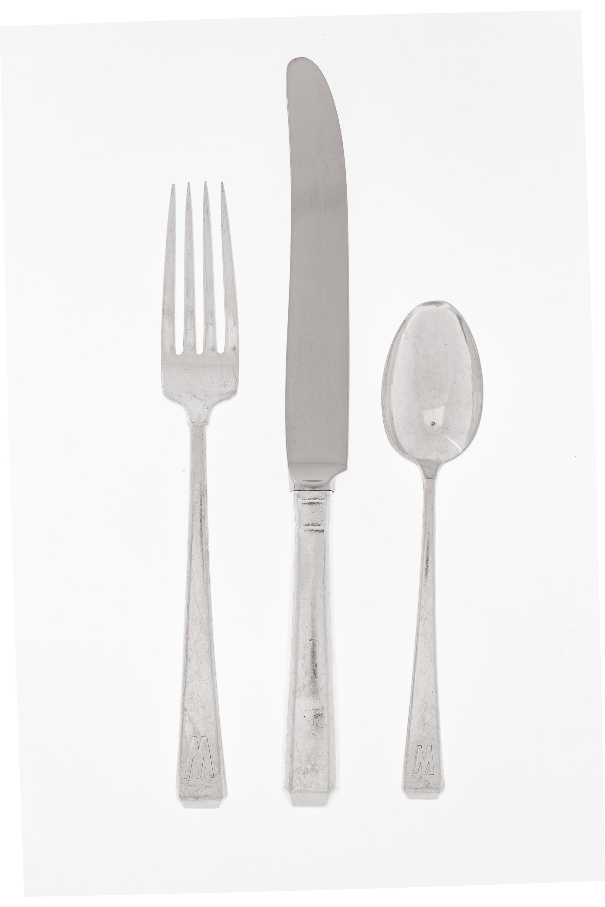 An American Silver Flatware Service