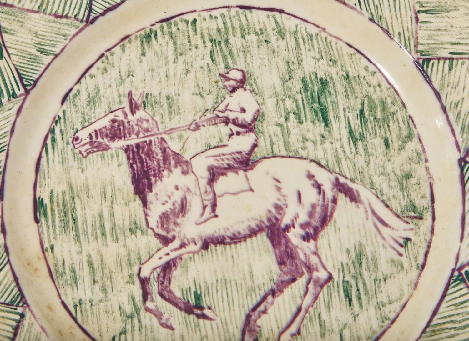 A Wedgwood Thérèse Lessore Decorated Queensware Plate, UK, circa 1920