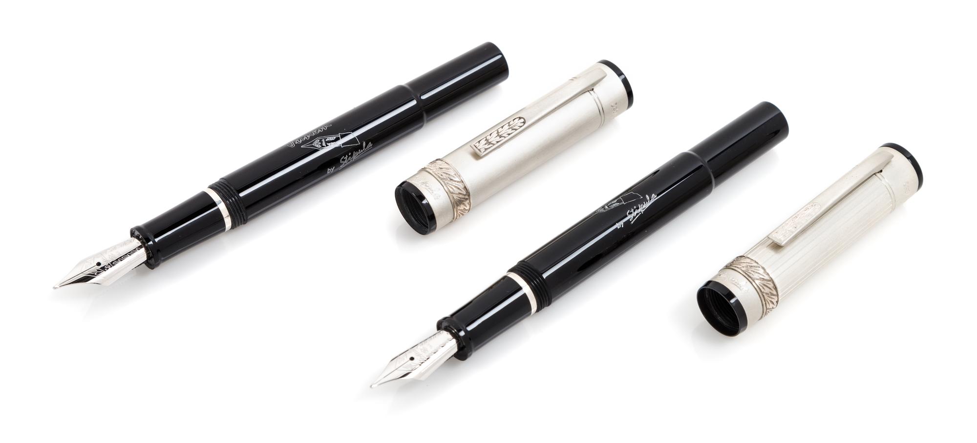 A Pair of Stipula Jerusalem Pens: Junem Limited Edition Fountain Pens
