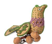 Haudenosaunee Beaded Dove Whimsey Pincushions