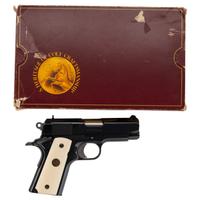 *Colt Custom Shop Series 80 MKIV "Officer's ACP" 1911 Pistol in Factory Box with Custom Serial Number NEPTUNE 91 GO APACHES