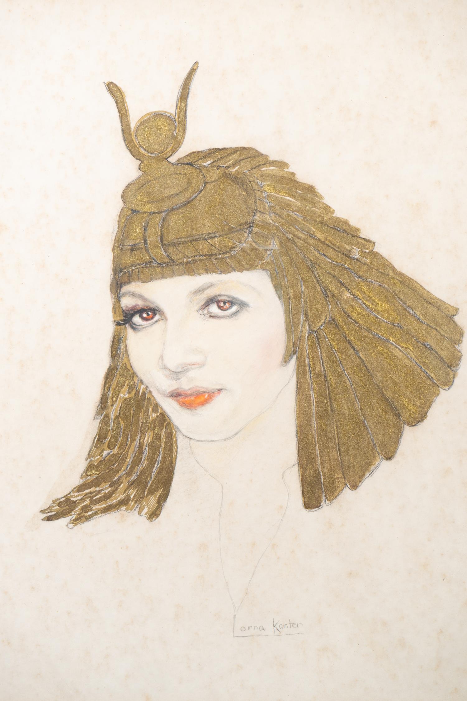 Claudette Colbert as Cleopatra