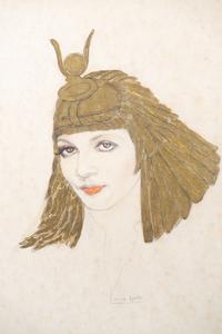 Claudette Colbert as Cleopatra