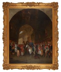 A Bazaar in Damascus , 1856