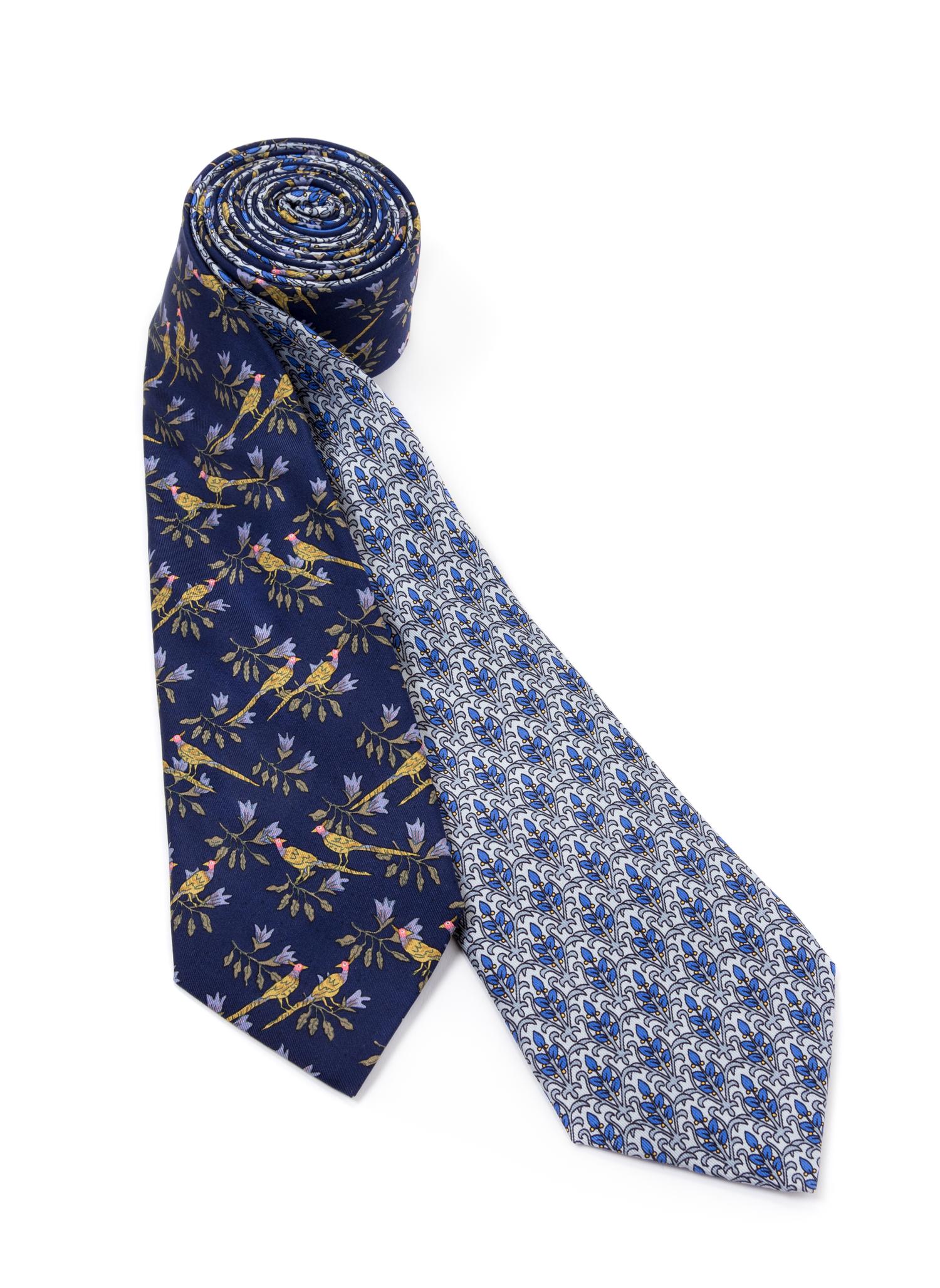 A Pair of Hermès Silk Ties,