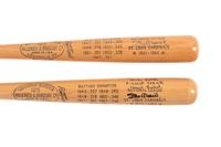A Group of Stan Musial Signed Autograph Bats Gifted to Mike Ditka Formerly Displayed at Mike Ditka's Restaurant,