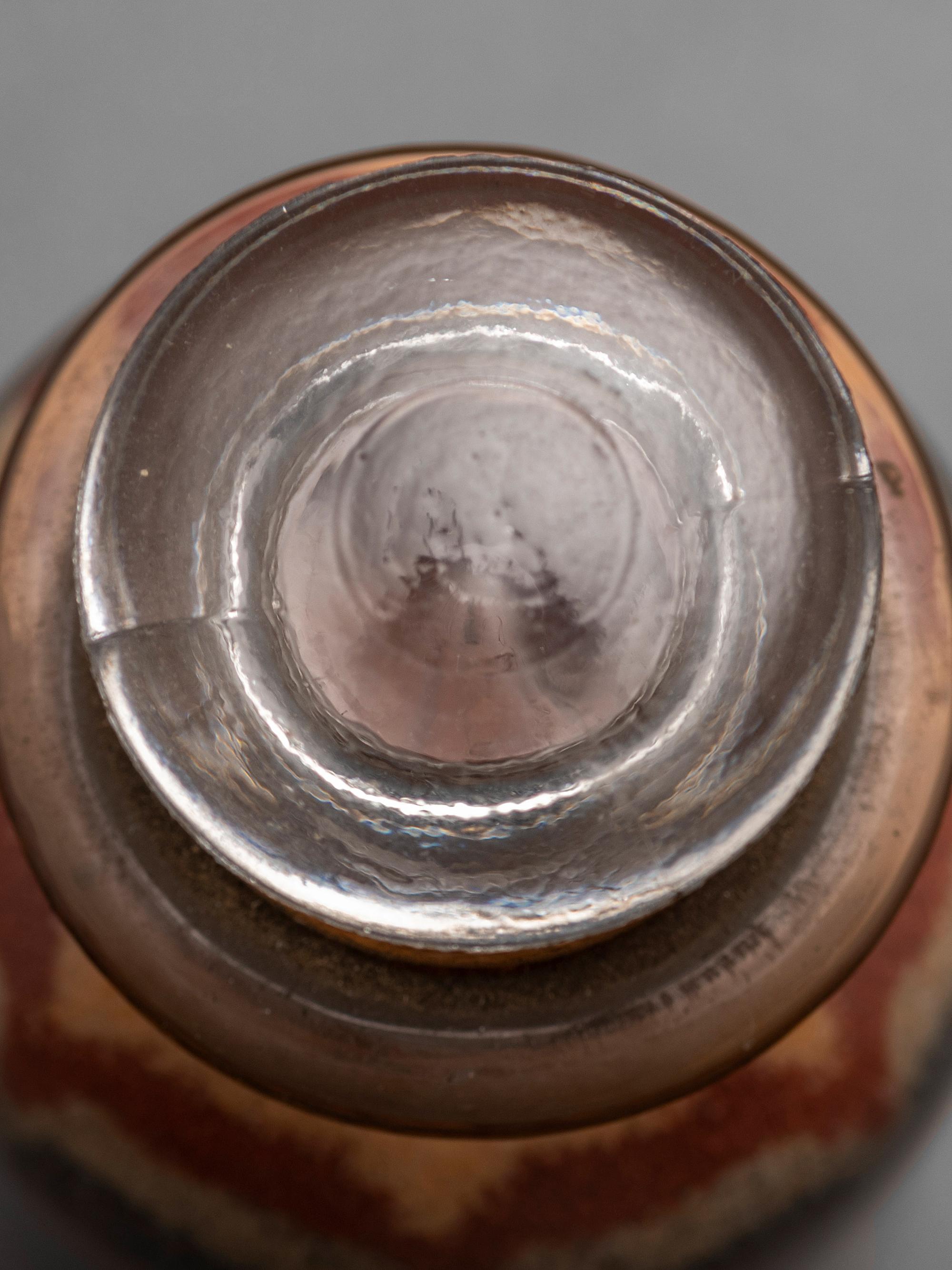 An Early Andrew Clemens (American, 1857-1894) Eagle Sand Bottle