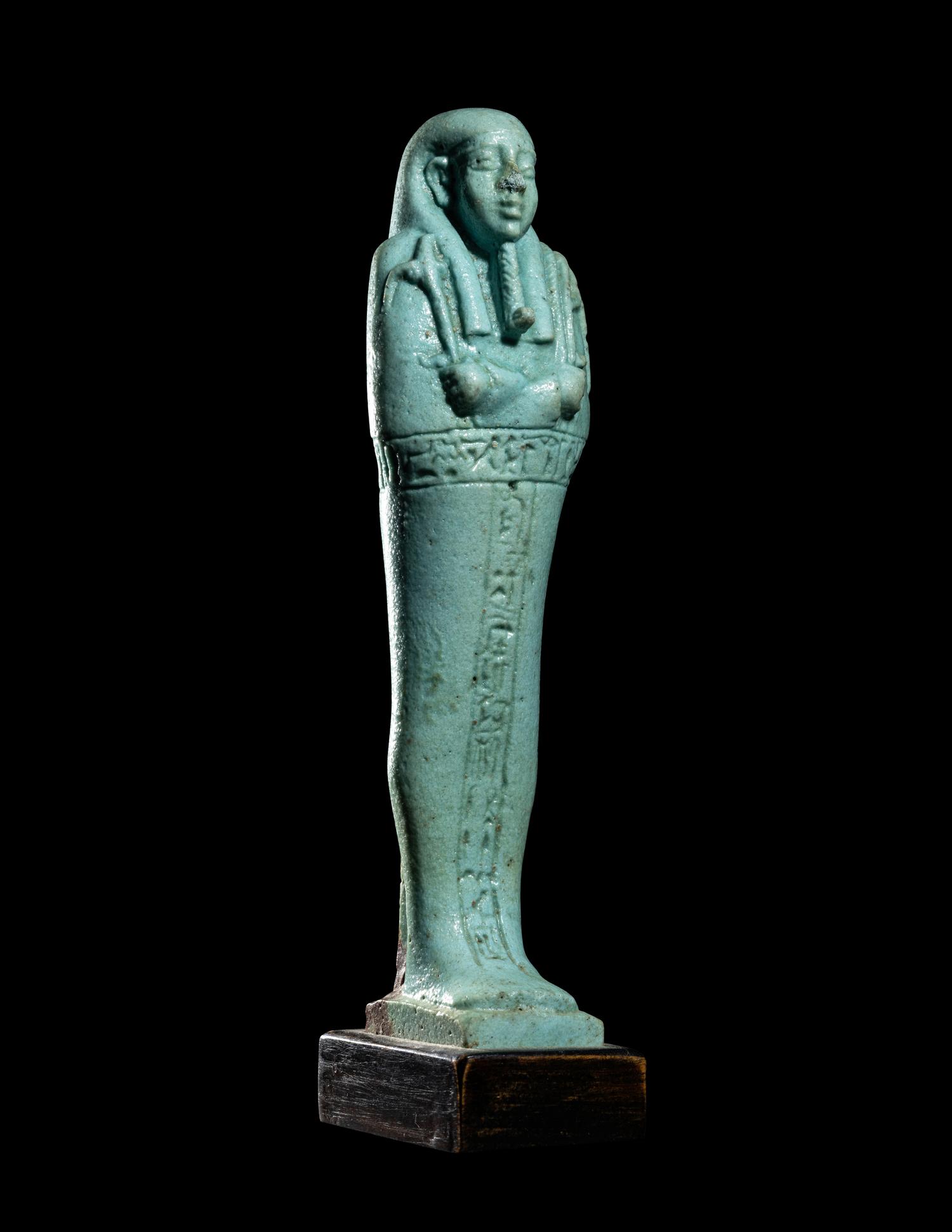 An Egyptian Faience Ushabti for Nesbanebdjed