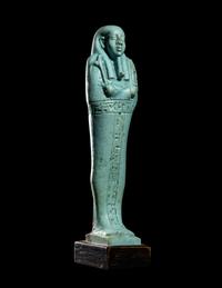 An Egyptian Faience Ushabti for Nesbanebdjed