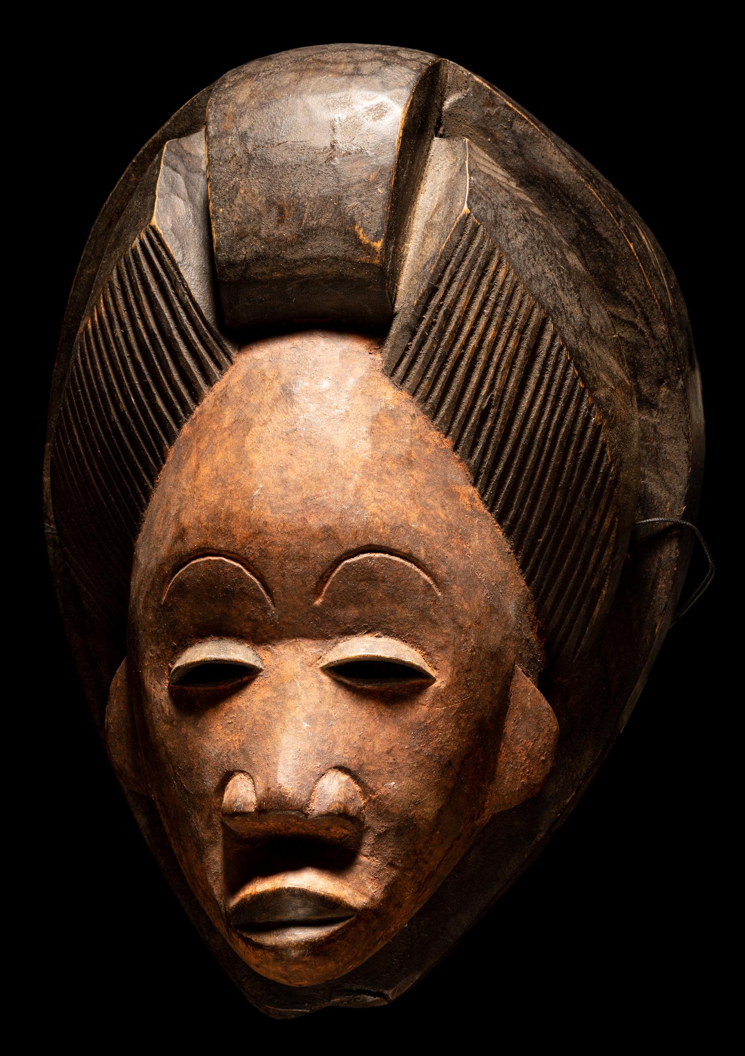 Two Punu Wood Masks
