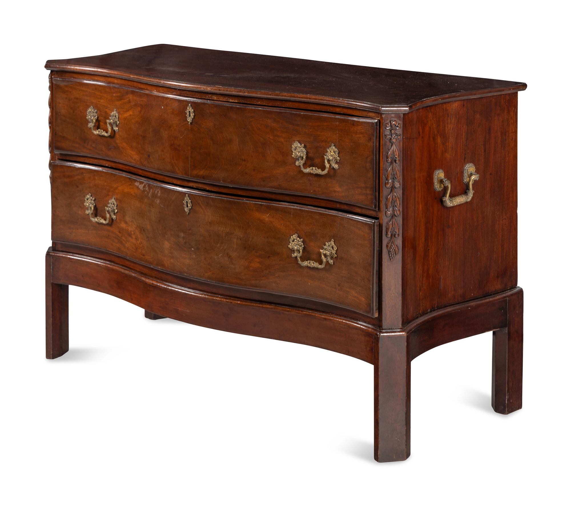 A George IV Mahogany Chest-on-Stand