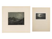 Two Works: Desert Night, Arizona and Moonlight, Holbrook, N.M.