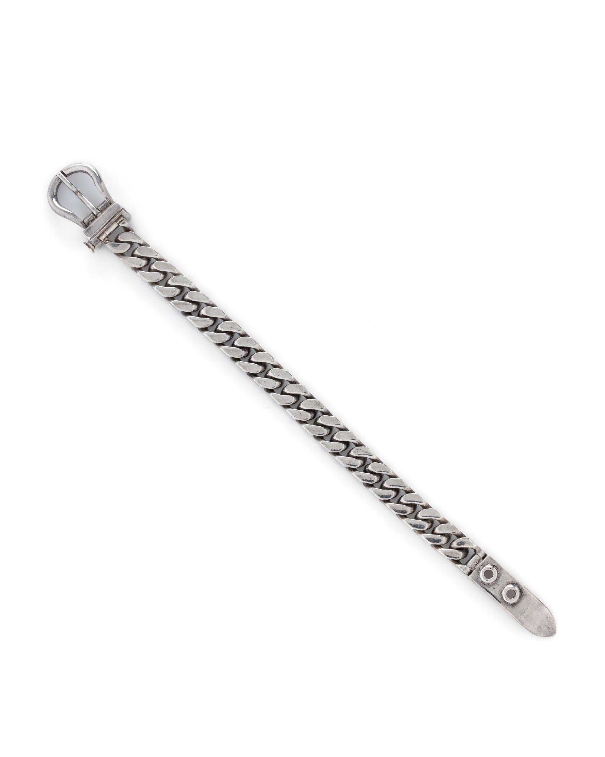 Hermès, Silver Chain Bracelet