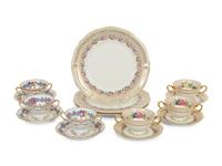 An Associated Rosenthal and Dresden Porcelain Dinner Service