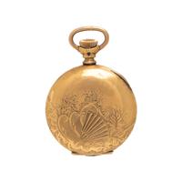 Hampden, Gold-Plated Pocket Watch