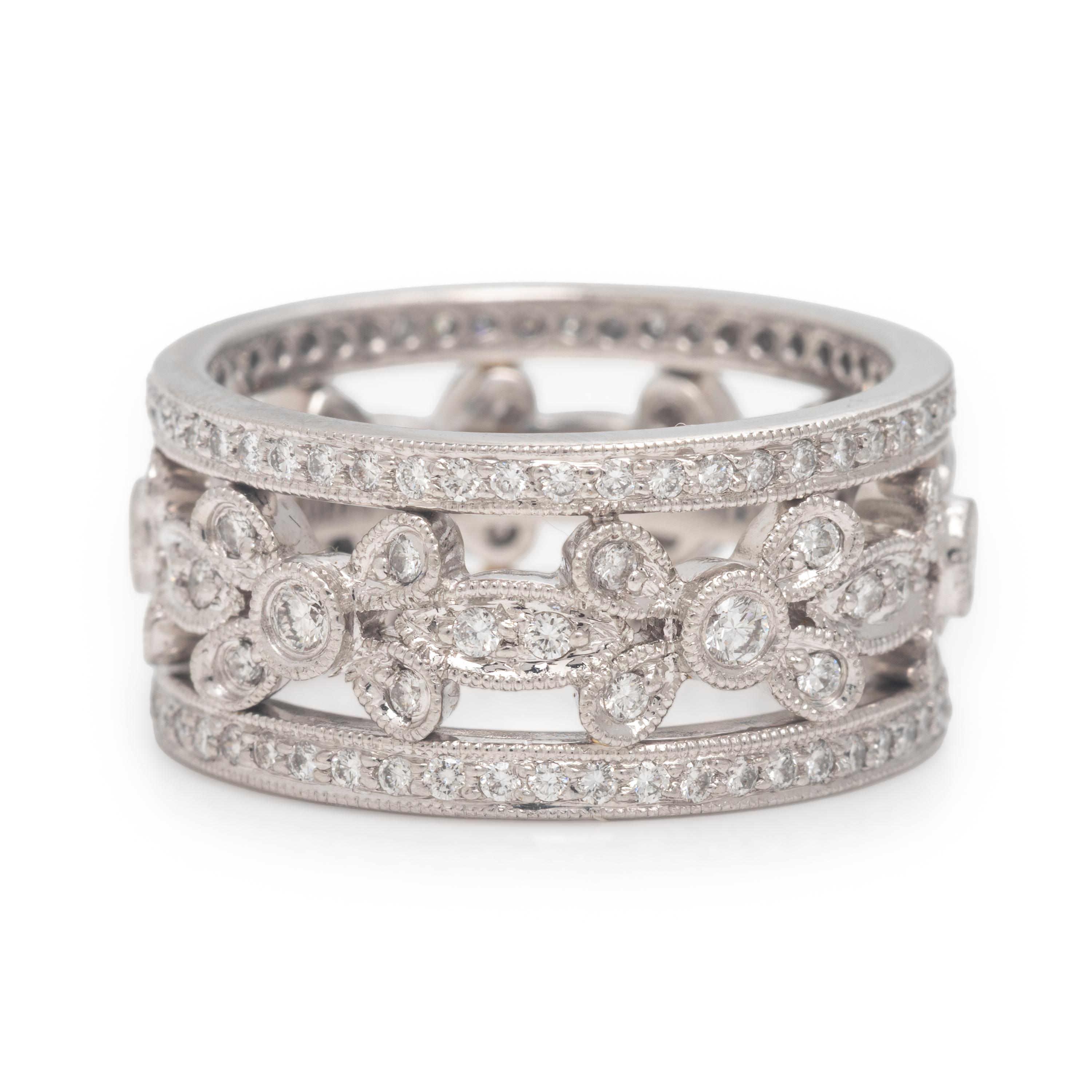 Diamond and Platinum Ring