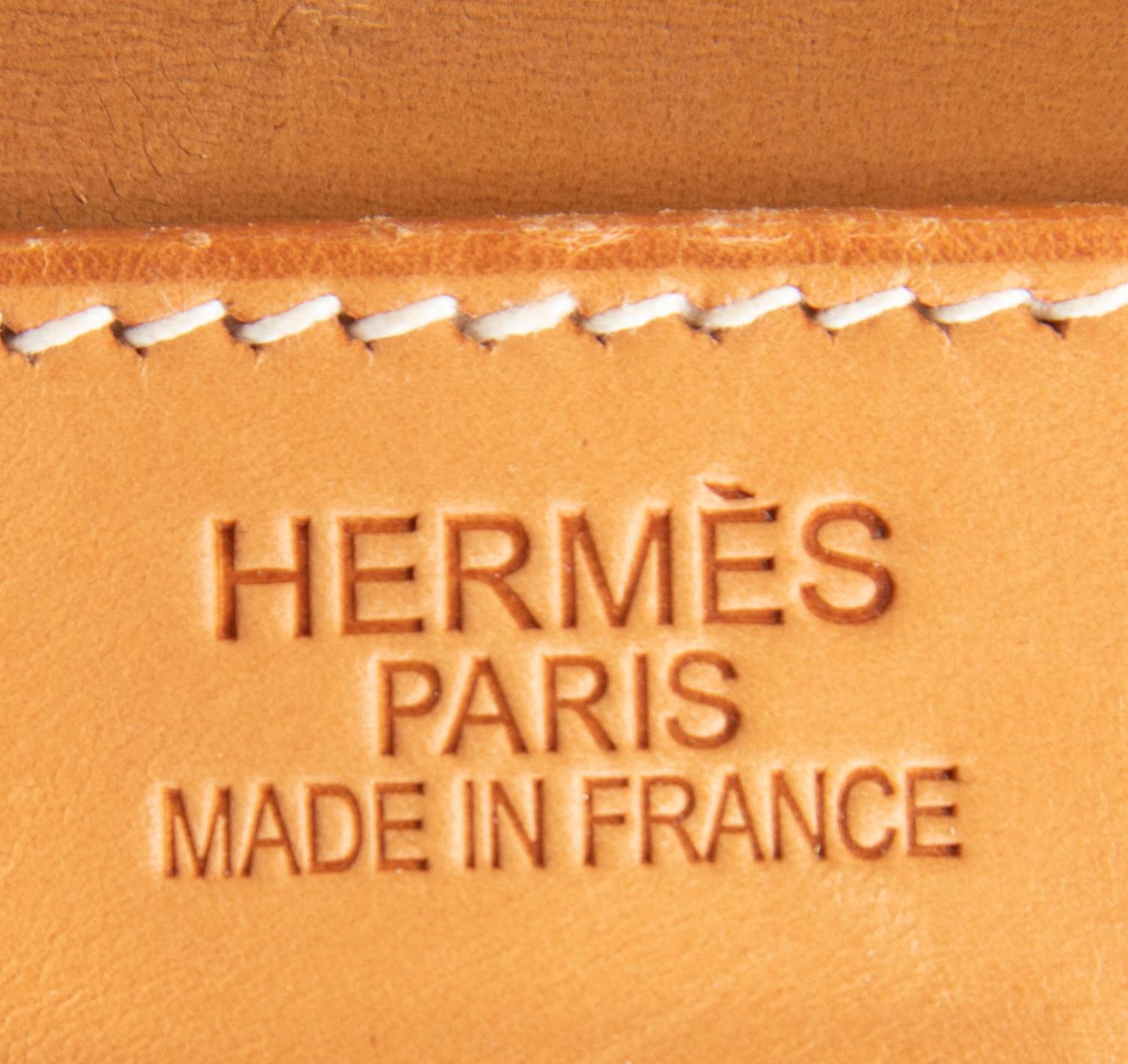 Hermès Leather and Canvas 35cm Kelly Bag, 2007