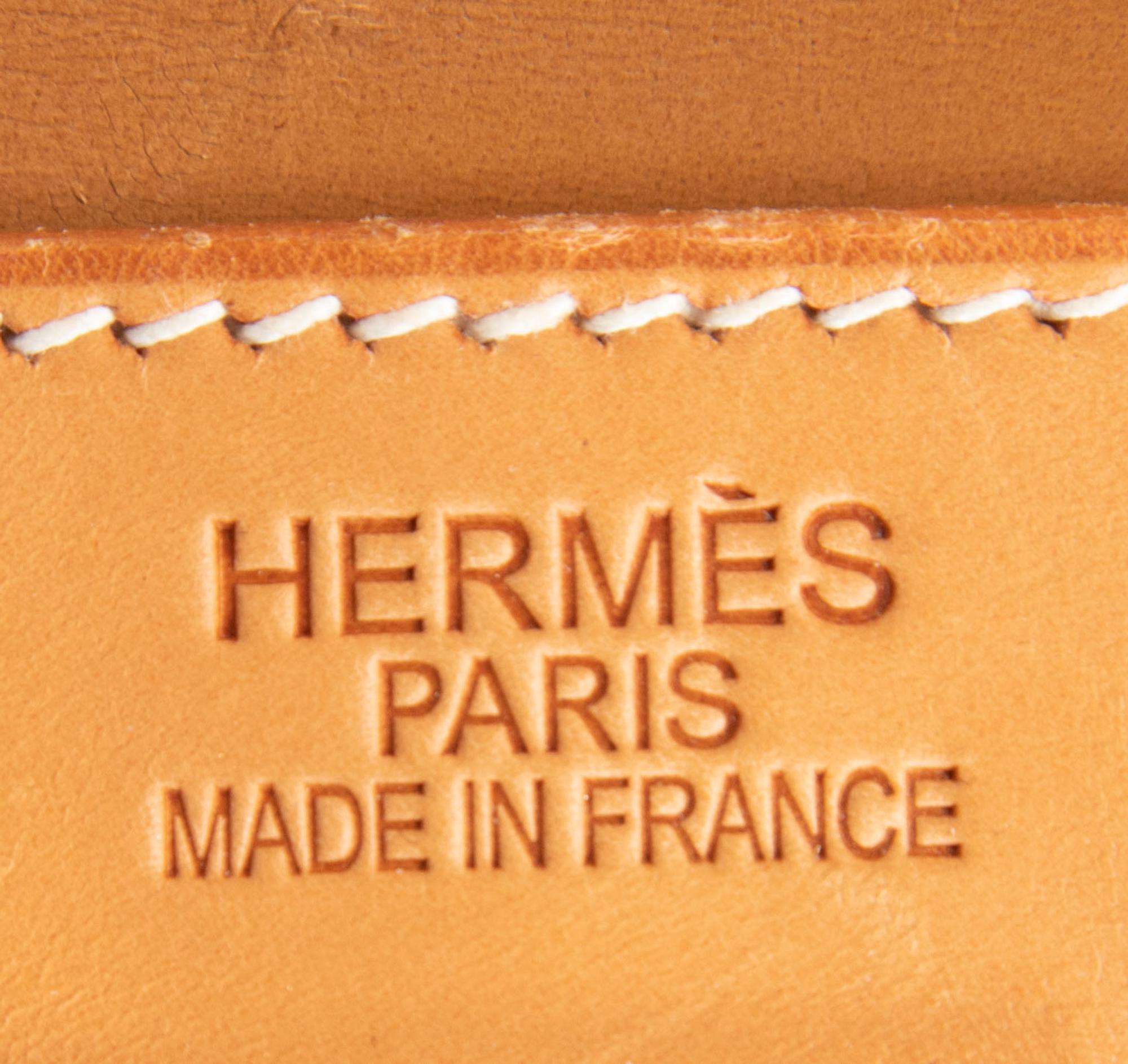 Hermès Leather and Canvas 35cm Kelly Bag, 2007