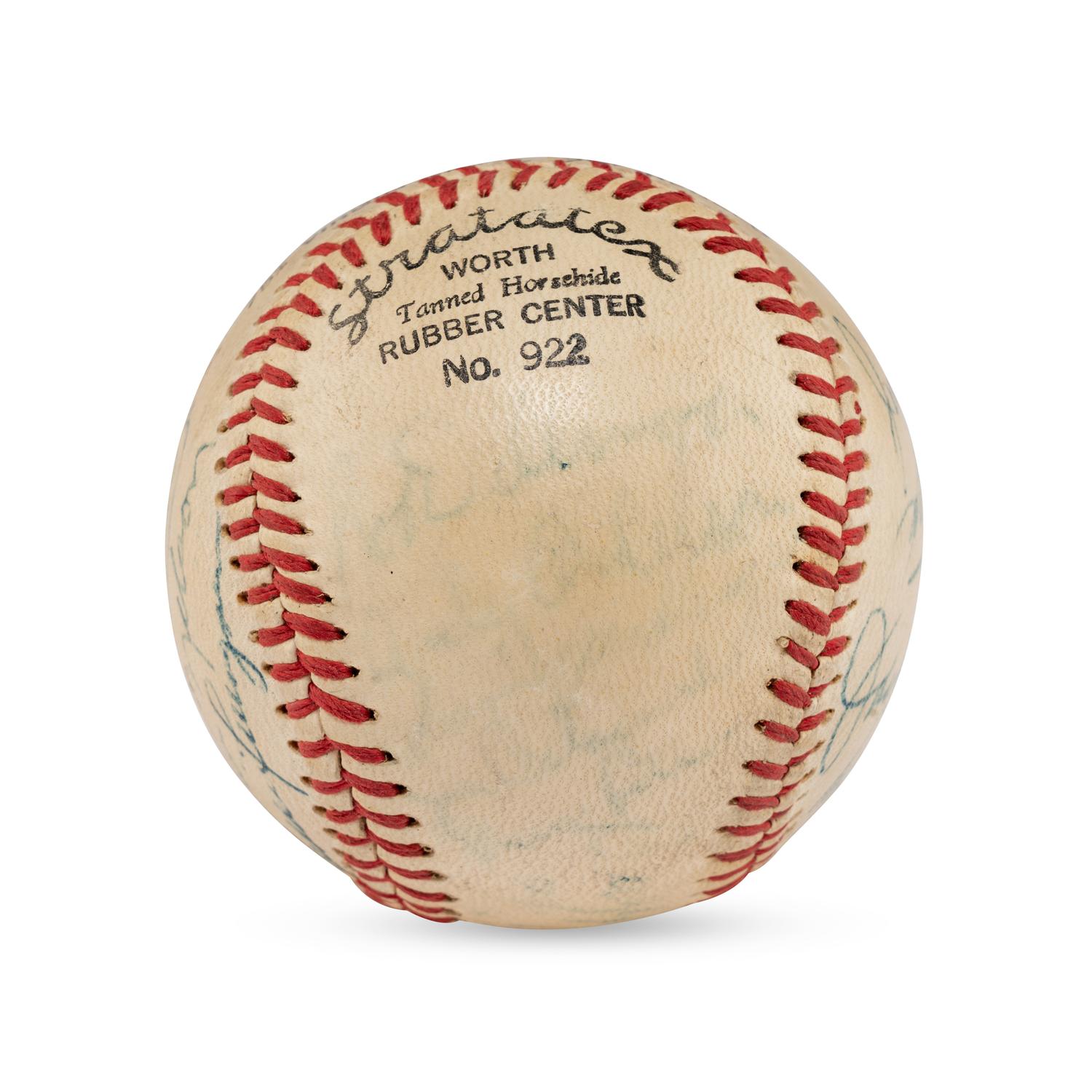 A 1949 St. Louis Browns and St. Louis Cardinals Multi Signed Autograph Baseball (Beckett Authentication Services)