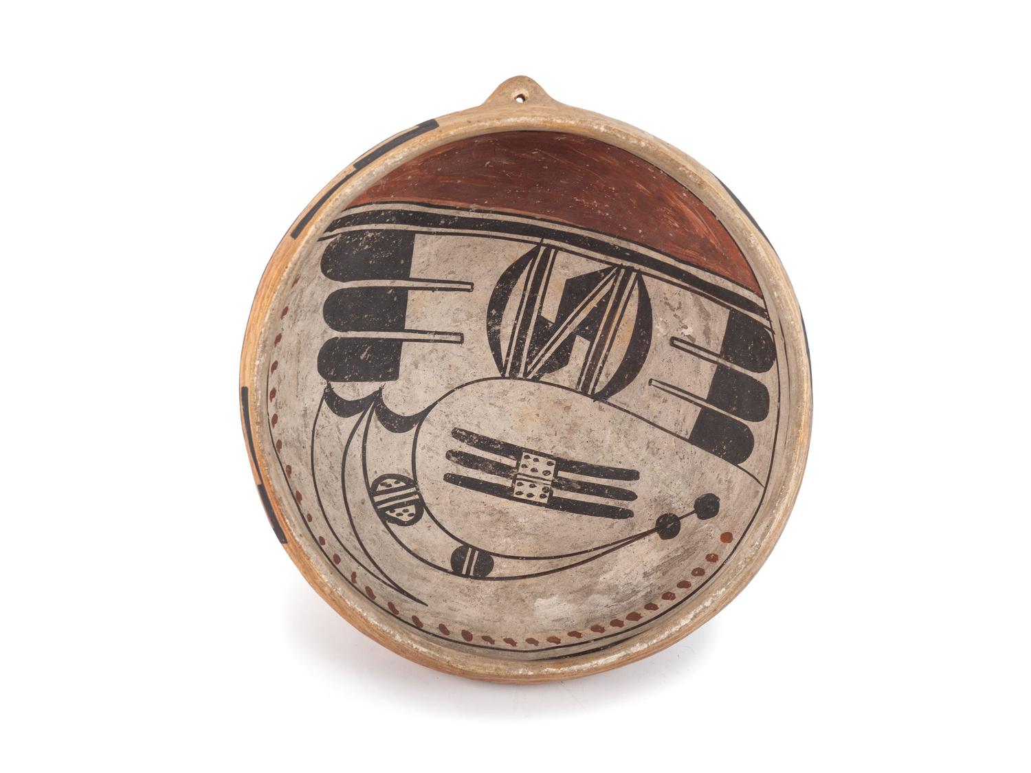 Hopi Polychrome Pottery Bowl