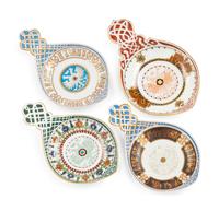 A Collection of Four Kornilov Bros. Porcelain Serving Dishes