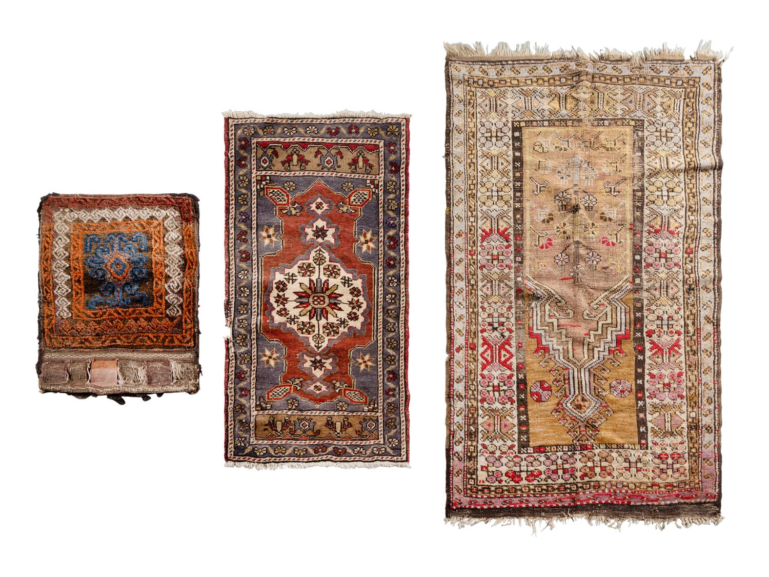 A Group of Three Wool Textiles