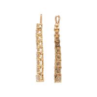YELLOW GOLD AND DIAMOND EARRING ENHANCERS