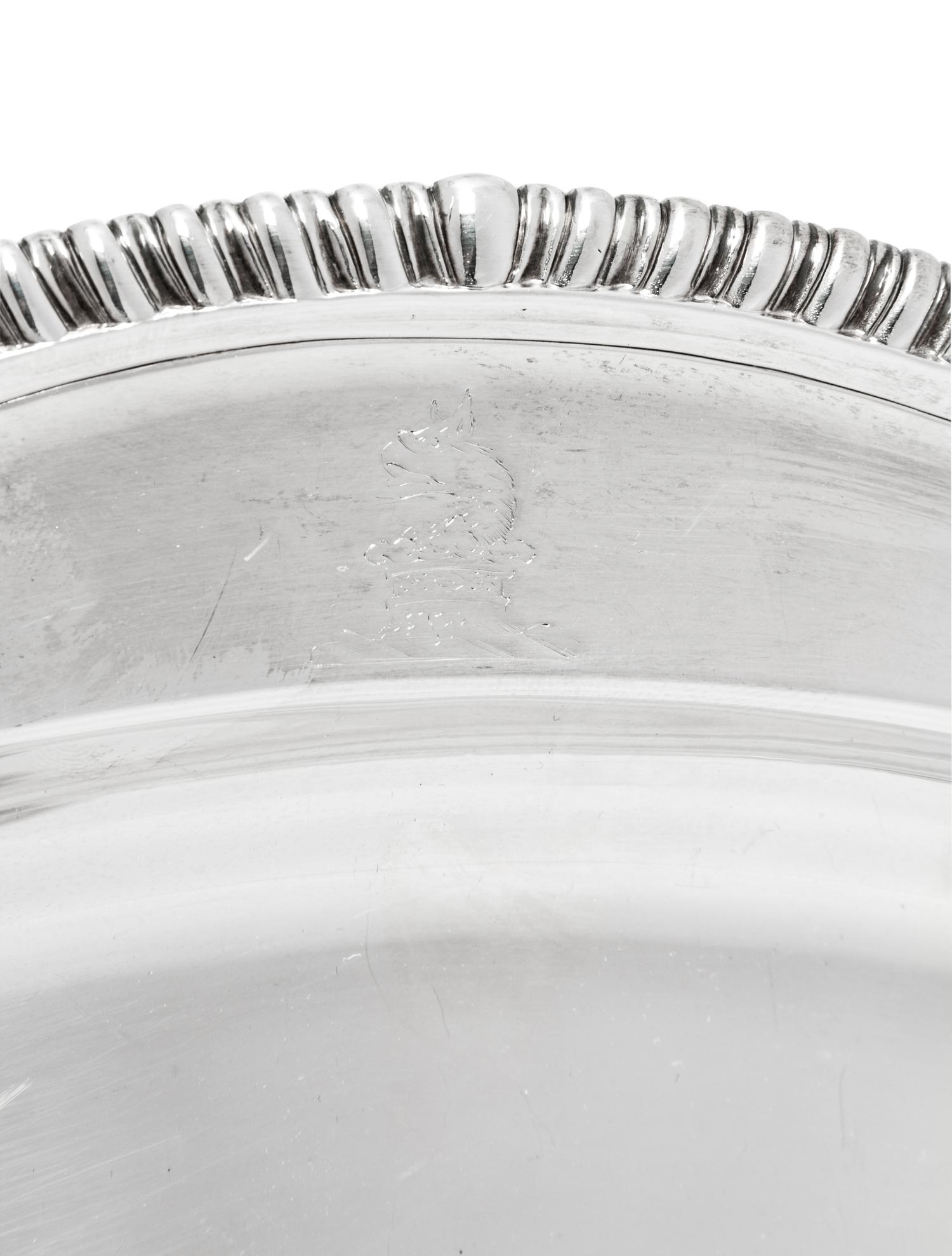 A George III Silver Serving Platter