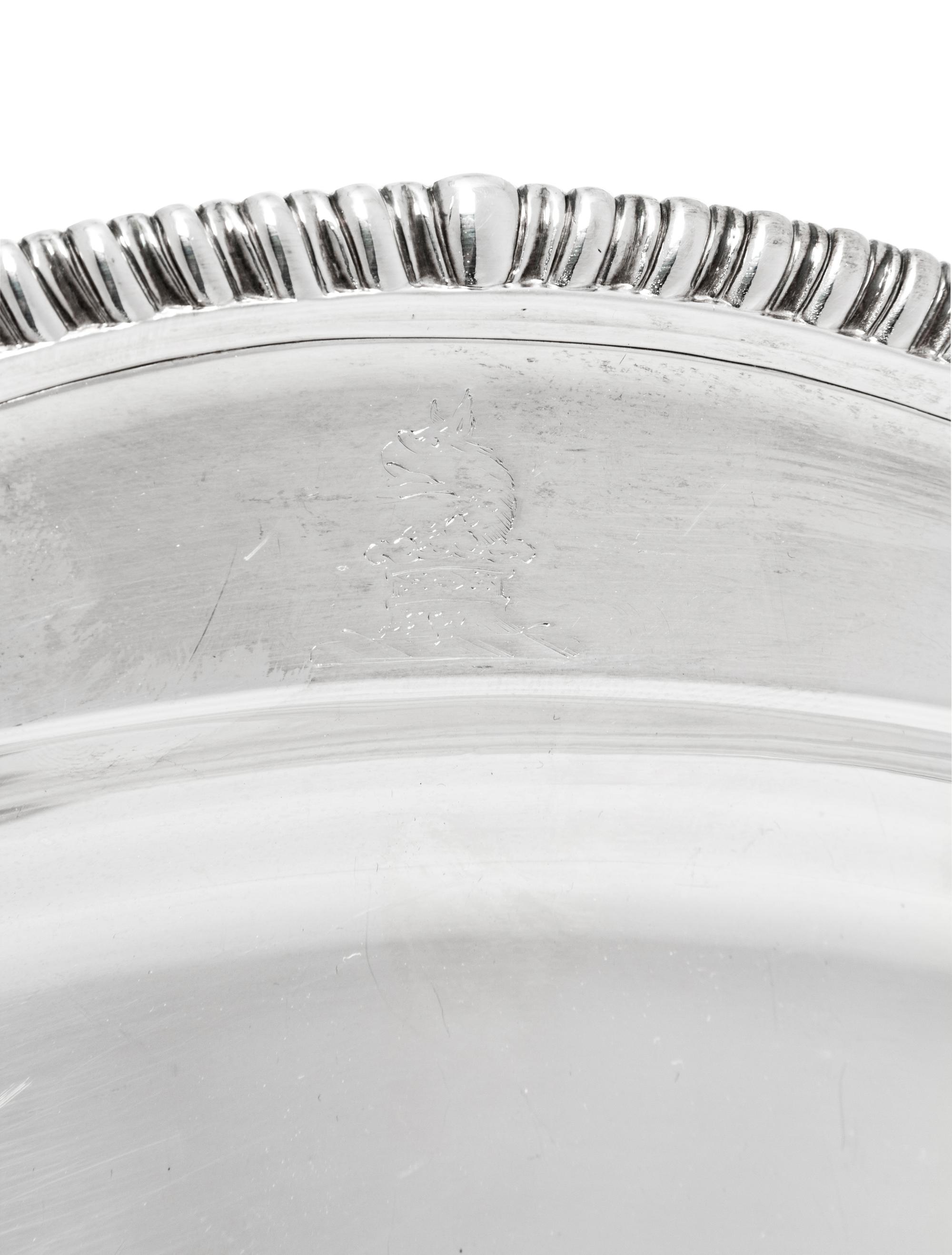 A George III Silver Serving Platter