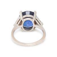 SAPPHIRE AND DIAMOND RING