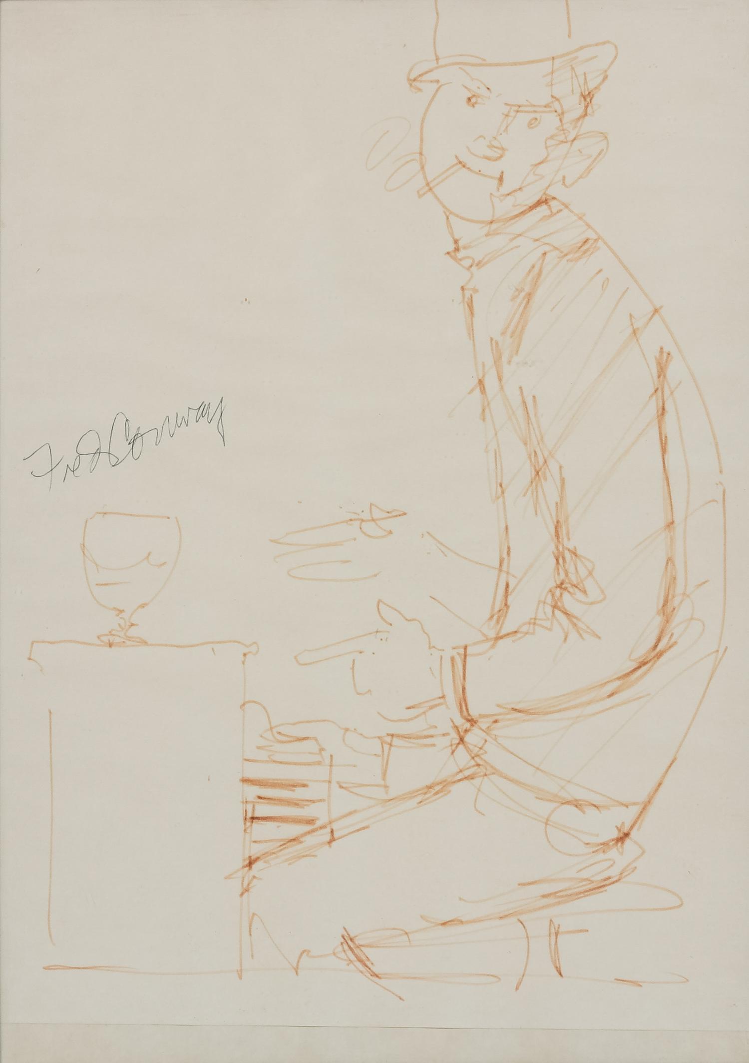 Gentleman Playing Piano