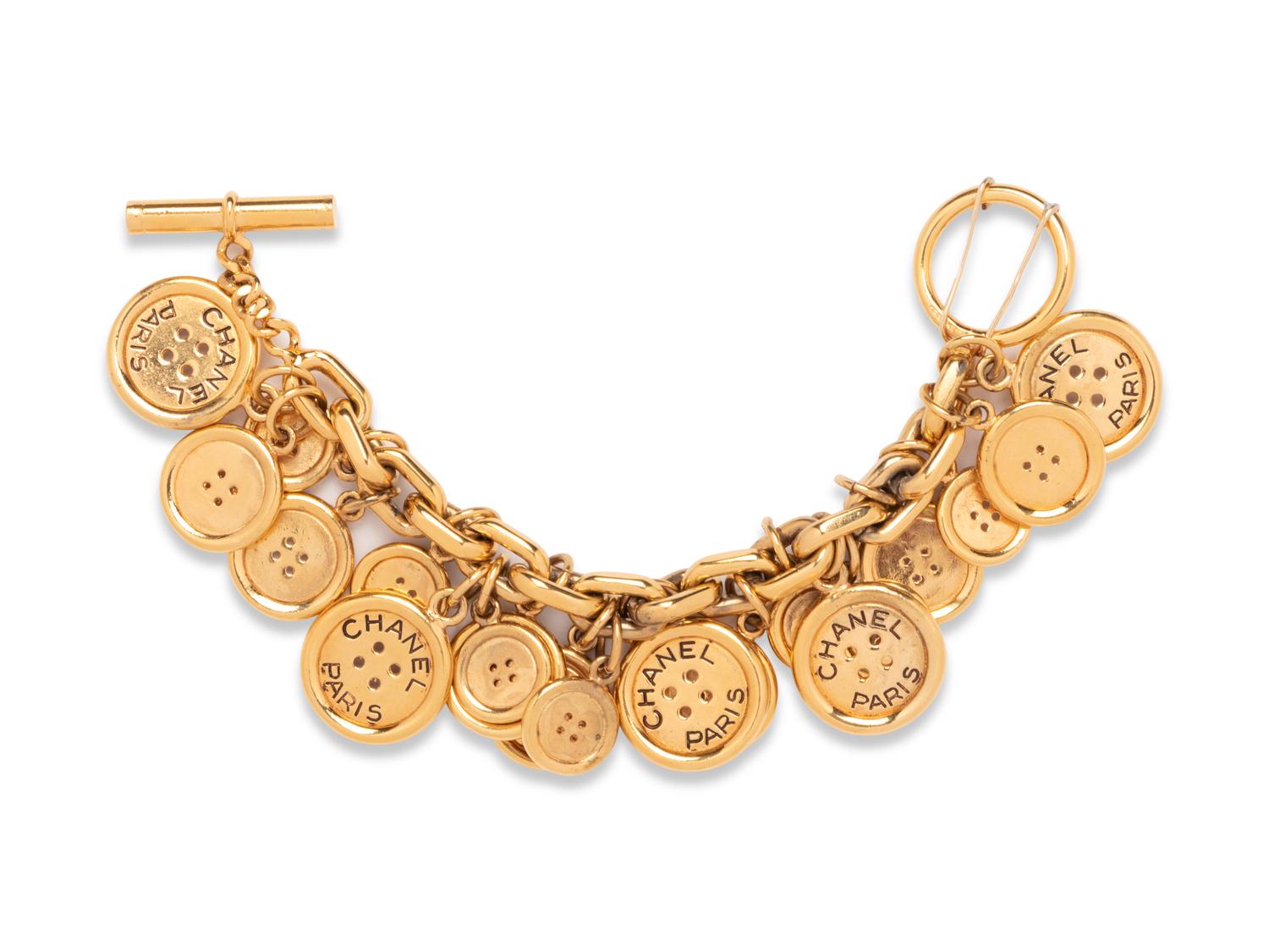 Chanel Charm Button Bracelet, Early 1970s