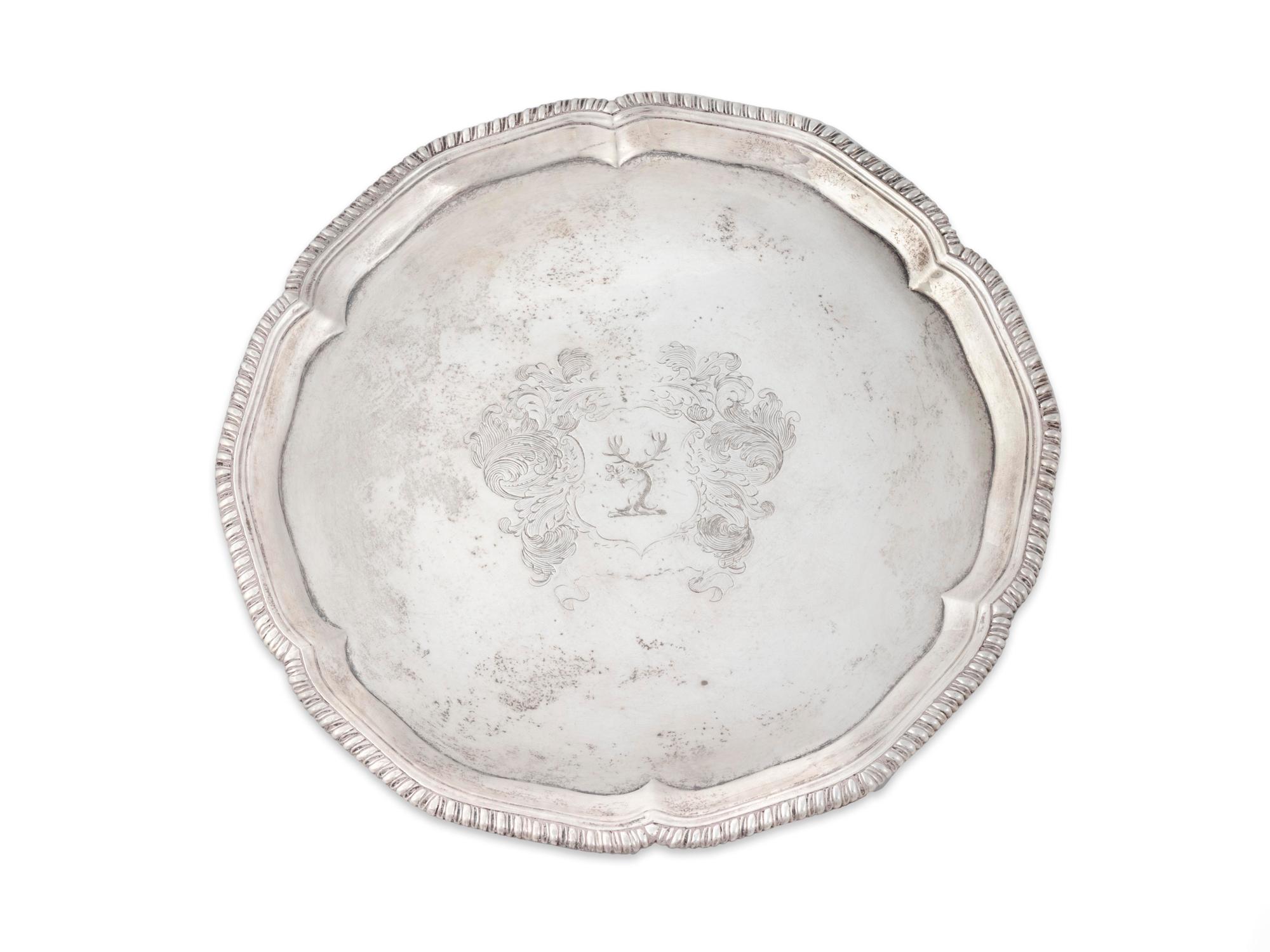 A George III Silver Waiter — John Carter, London, 1770/1771