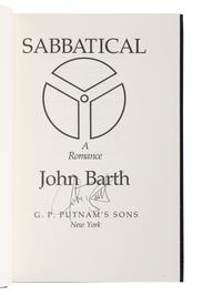 BARTH, John (b. 1930). A group of 3 works by Barth, ALL FIRST EDITIONS, ALL SIGNED OR INSCRIBED, comprising: