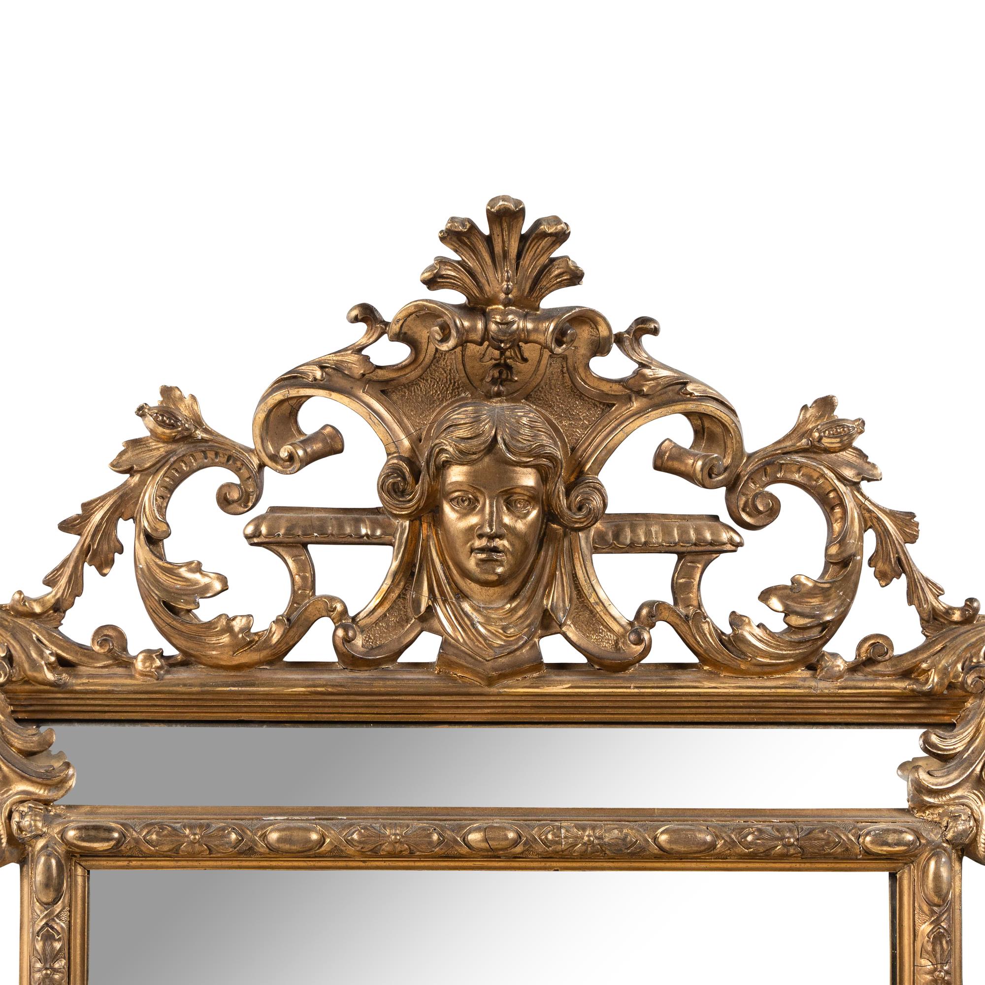 An Italian Giltwood Mirror