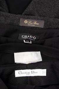Eight Pairs of Designer Pants: One Christian Dior, One Badgley Mischka, One Loro Piana, and Four Ralph Rucci,