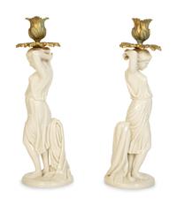 Seven Blanc de Chine Porcelain Table Articles — 20th Century