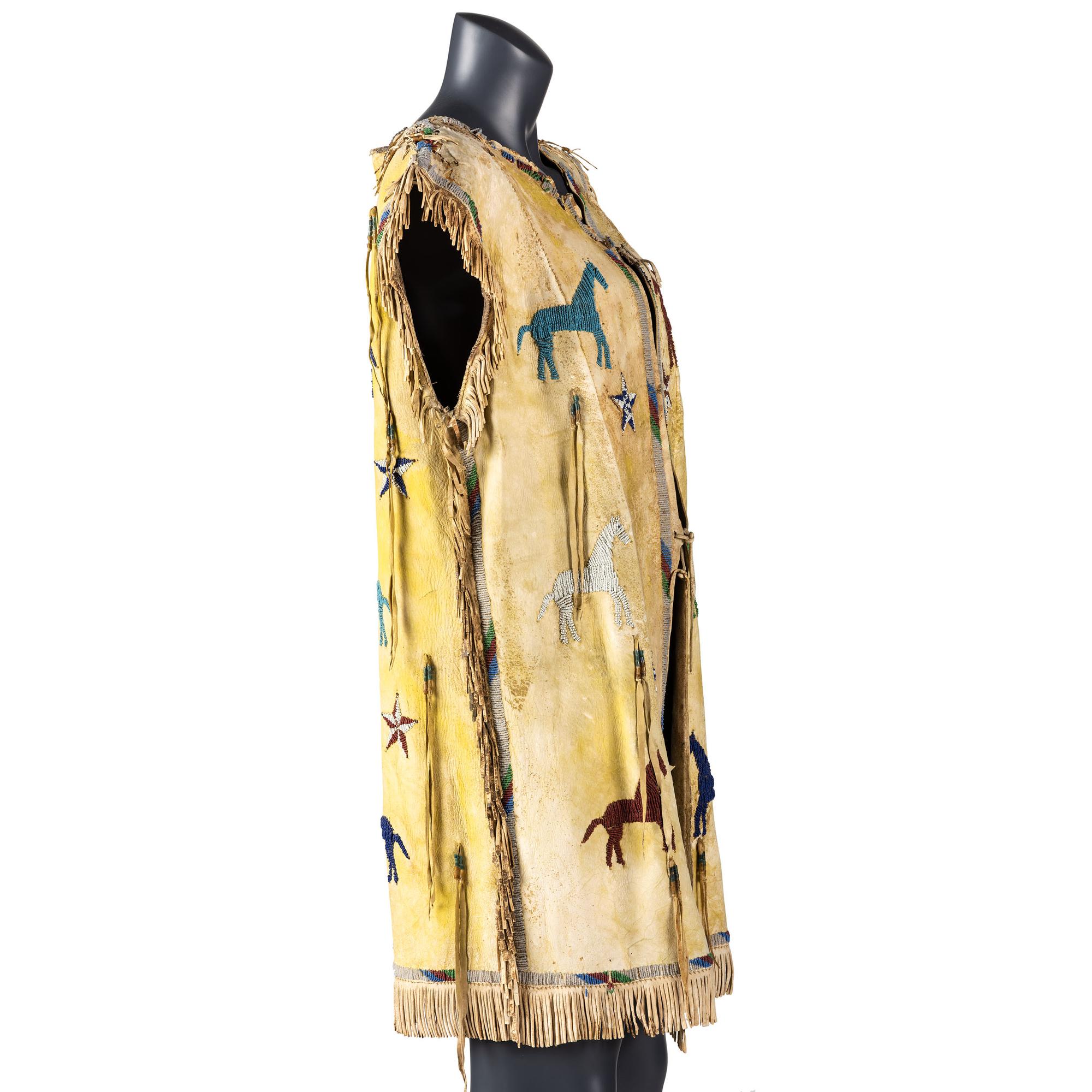 Sioux Beaded Hide Tunic, Pictorial