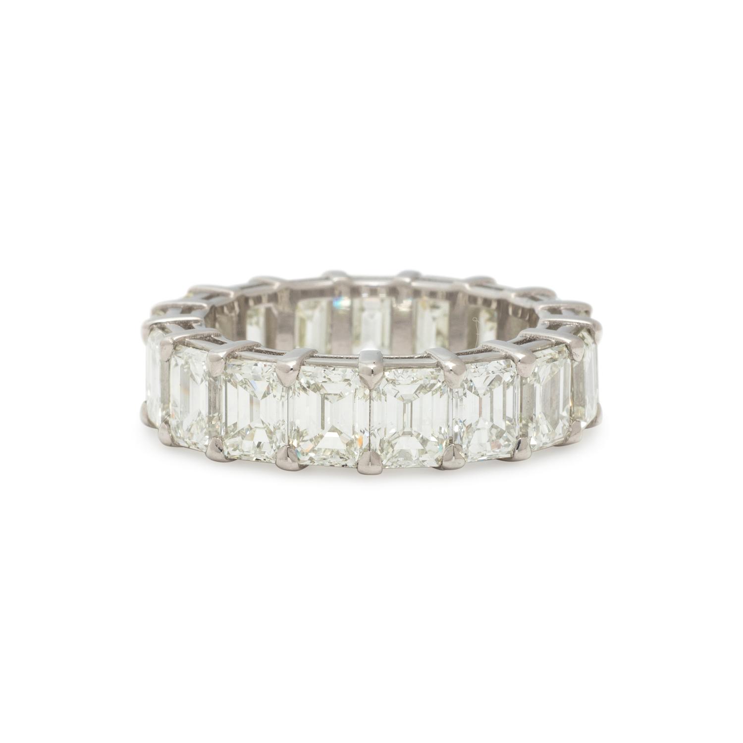 PLATINUM AND DIAMOND ETERNITY RING