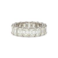 PLATINUM AND DIAMOND ETERNITY RING