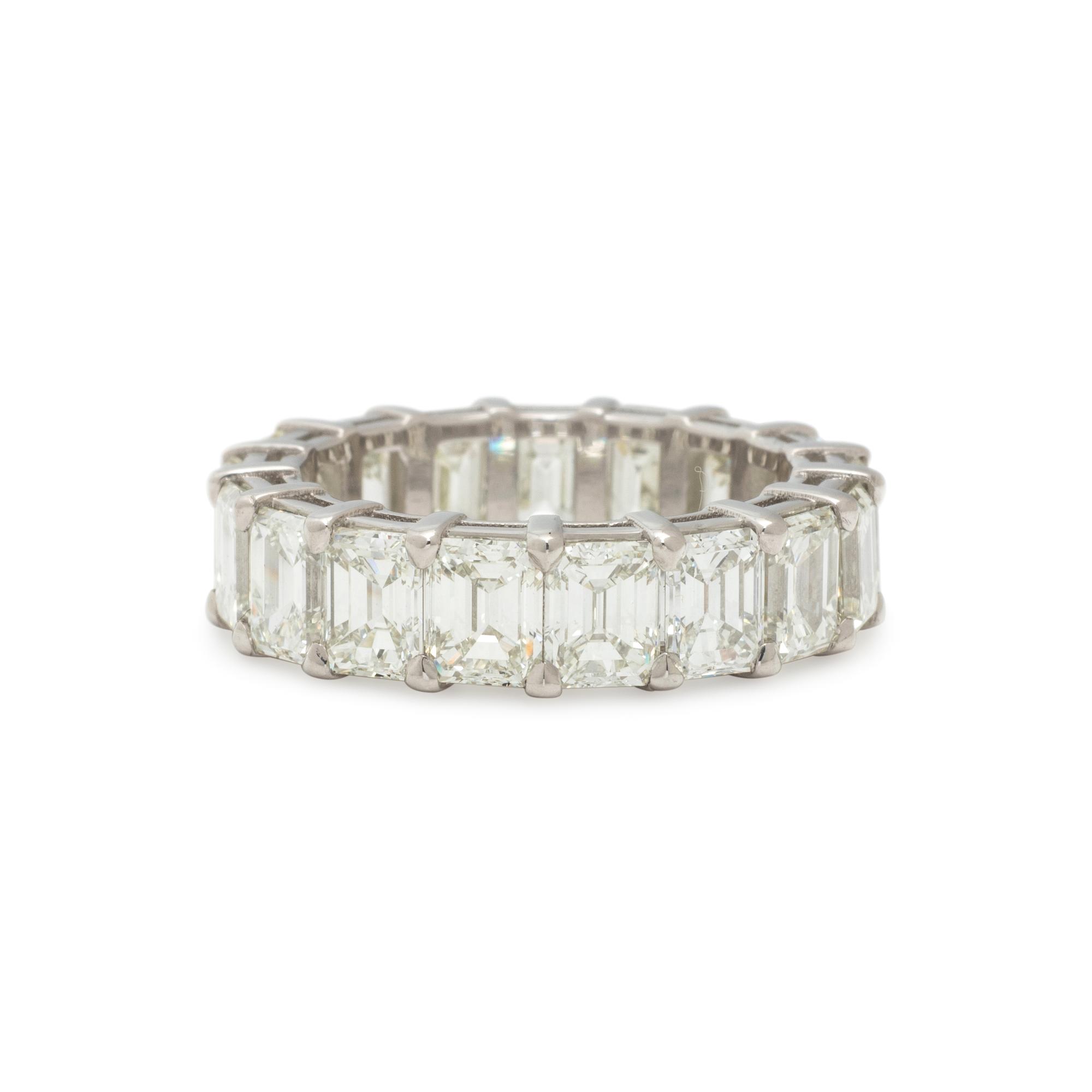 PLATINUM AND DIAMOND ETERNITY RING